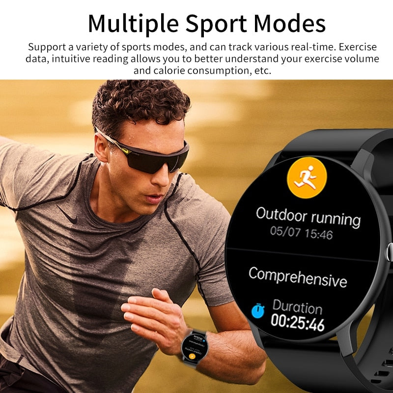 Montre Intelligente Sport Fitness Étanche IP67 - Smartwatch Homme/Femme