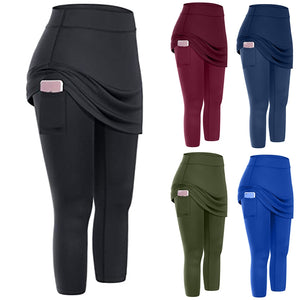 GYMKEND Pocket Skirted Legging